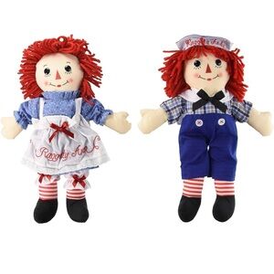 Raggedy Ann & Andy Plush Stuffies